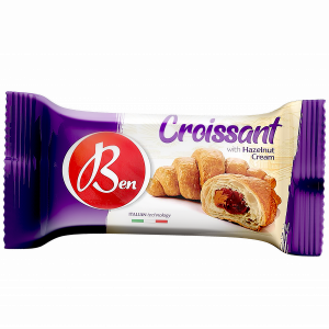 Croissant with Hazelnut Cream