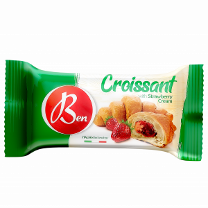 Croissant with Strawberry Marmalade