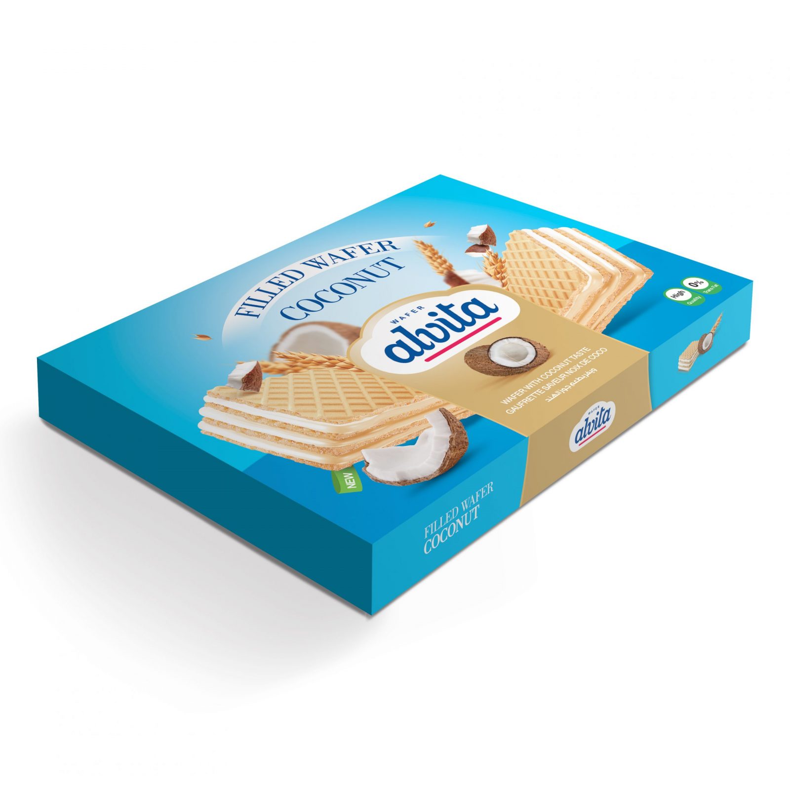 Wafer with Coconut Taste
