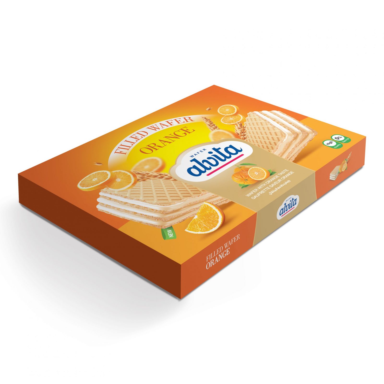 Wafer with Orange Taste